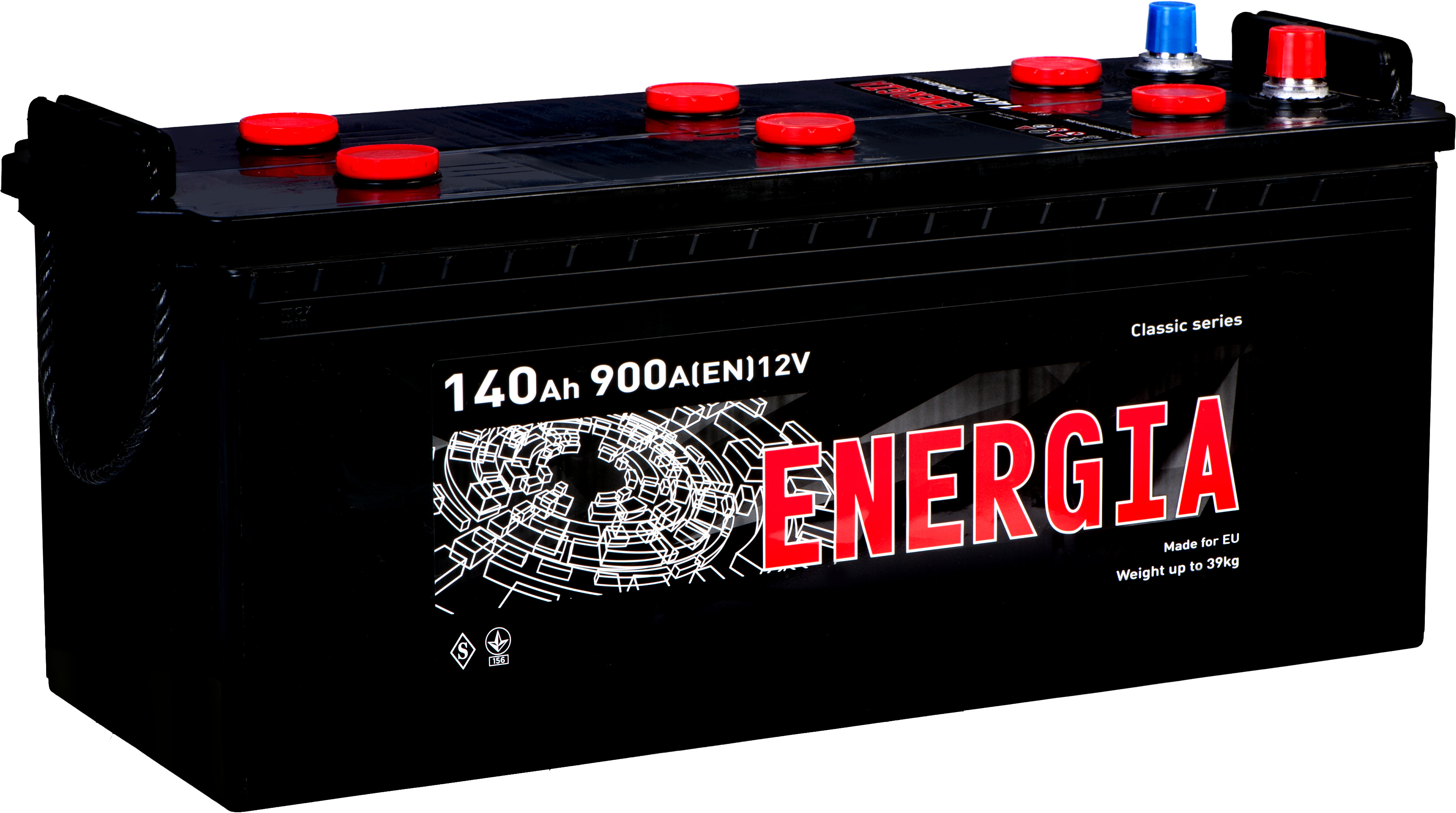 Акумулятор ENERGIA 6CТ-140АЗ L